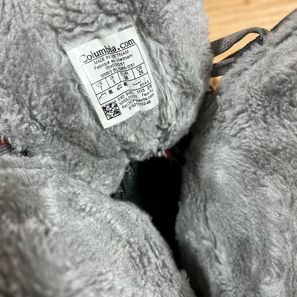 Columbia Minx Mid II, Womens 7, Grey Waterproof 200g Faux Fur Winter Boot - Picture 13 of 14